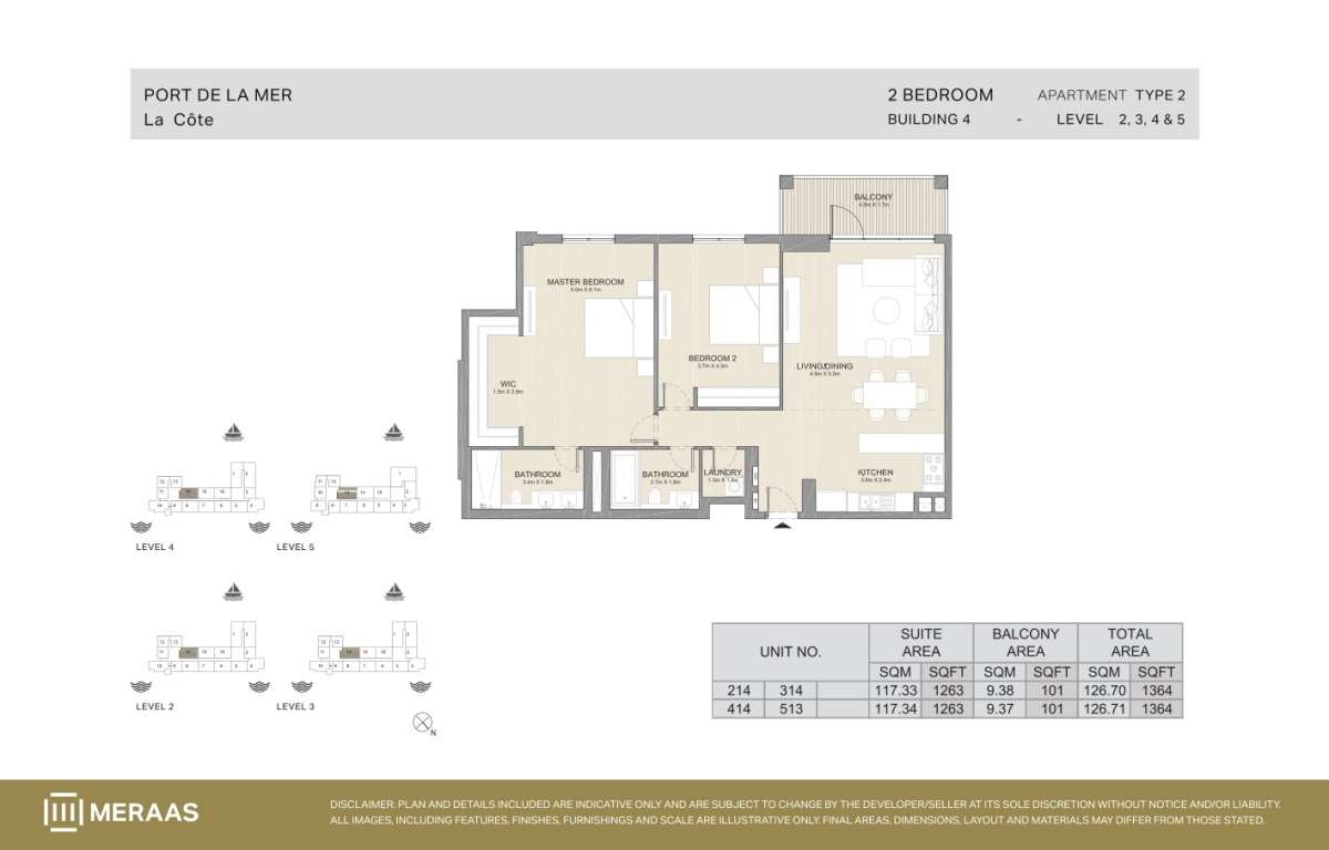 Type 2 - Unit 214,314,414,513